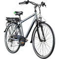 Trekking E-Bike 28 Zoll 48cm 374Wh Elektrofahrrad Citybike eBike B-Ware gry/grün