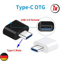 USB C auf USB A Adapter OTG USB-Stick ~ Samsung Xiaomi MacBook Laptop Buchse