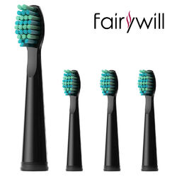 Fairywill 4-16Stk Ersatzbürsten Weiche Harte Aufsteckbürsten für D7 D8 FW507 508✅Black Friday⭐Begrenzte Deals⭐Fairywill