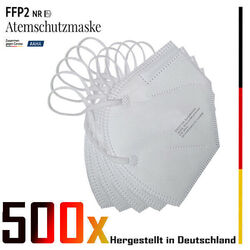 FFP2 Maske Mundschutz Masken Mega-SET Atemschutz 5-lagig CE zertifiziert 2 Varianten FFP2 CE2841 / FFP2 Made in Germany