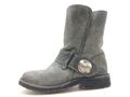 Cashott Damen Stiefel Stiefelette Boots Grau Gr. 37 (UK 4)