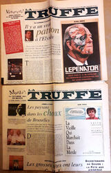 [RARE] Lot 2 Numéros La Truffe n°1&2, journal satirique 1991 avec Karl Zéro