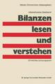 Bilanzen lesen und verstehen | Buch | 9783528083281