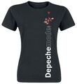 Depeche Mode Violator Side Rose Frauen T-Shirt schwarz  Frauen Band-Merch, Bands