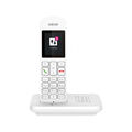 * Telekom Sinus A12 Analog/DECT-Telefon kabellos Anrufbeantworter Basis Weiß