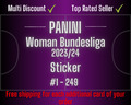 Panini Frauen Bundesliga 23/24 - Sticker zum Aussuchen #1 - #249