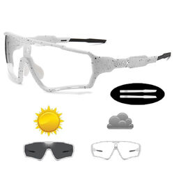 UV400 Photochrome Fahrradbrille Transition Fahrrad Sonnenbrille fürMänner Frauen