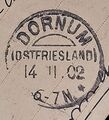 Ansichtskarte von Sorrento nach Wilhelminenhof KOS DORNUM V / 1 ** 04 .11 .1902