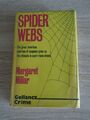 Spinnennetze von Margaret Millar gebundene Erstausgabe 1987 1. Ex-Bibliothek