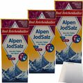 Bad Reichenhaller Alpen Jod Salz und Selen 3x500g Packung usy Block