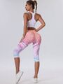 Damen Gym Sport Leggins Push Up Yoga Hose Leggings Fitness Sporthose sexy P/401