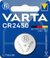 50 x Varta CR 2450 3V Batterie Knopfzelle 6450 DL6450 im Blister 570mAh