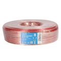 LogiLink Audio-Lautsprecher-Installationskabel 2x 1,5 mm² transparent 50m Kupfer