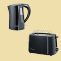 Severin Set Wasserkocher 1,5 L WK 3498 + Toaster AT 2287- schwarz