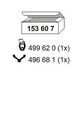 ERNST Montagesatz Schalldämpfer 153607 für VW Golf IV Schrägheck (1J1) Gummi