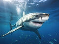 ein Hai, der unter Wasser schwimmt (210343976)