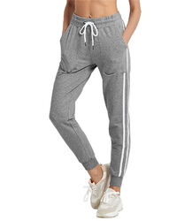 Damen Hosen Elastisch Bund Sweathose Sporthorse Jogginghose Tunnelzug Sweatpants