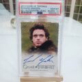 Game of Thrones Staffel 2 Richard Madden Stark signiertes Autogramm Autokarte PSA 10