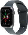 Apple Watch Series 5 44 mm Aluminiumgehäuse space grau am Sportarmband schwarz [