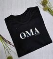 Personalisierte Oma T-Shirts Geburt mit Kindernamen Gift Muttertag Geschenk Oma