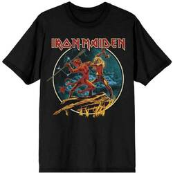 IRON MAIDEN - Number of the Beast Run To The Hills Circular T-Shirt 