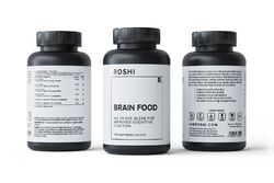 Brain Food - 7500mg Ginkgo Biloba Ashwagandha Shankhpushpi Brahmi - 60 Kapseln