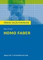 Homo faber. Textanalyse und Interpretation | Buch | 9783804419025