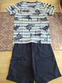 Shorty-Set (Pyjama): Shirt + Shorts "Hai", Gr. 110/116, Marke: Topolino