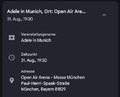 Adele München - 2 Tickets 31.08.2024 (Front of Stage)