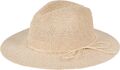 Damen Papier Panama Strohhut breite Krempe Einfarbig, Fedora Sonnenhut Sommerhut