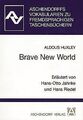 Brave New World. Vokabularien von Aldous Huxley | Buch | Zustand sehr gut