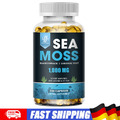 DE 120 Pills Organic Sea Moss Capsules, Irish Sea Moss bladderwrack&Burdock Root