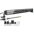 22 Inch Single Row Driving Light Bar LED Additional Headlight Offroad +White DRL