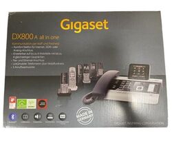 Gigaset DX800A All-In-One DECT-Telefon ISDN VOIP LAN für 6 Geräte Bluetooth AB