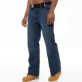 Herrenjeans Bootcut breites Bein Flare Denim Hose lässig normale Passform Hose UK Größe