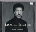CD -  LIONEL RICHIE - BACK TO FRONT / 16 Greatest Hits  " NEUWERTIG " #H98#