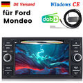 Für Ford Focus II C/S-MAX Fusion DAB+ Autoradio GPS NAVI BT FM SWC CD DVD Player