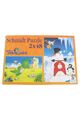 Schmidt Puzzle Tabaluga 2x48 Teile Kinder Spielzeug Mehrfarbig