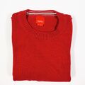 ESPRIT Pullover, Pulli für Herren, rot, Gr. M, Baumwolle, Rundhalsausschnitt