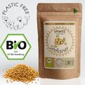 1000g Bio Senf Senfkörner gelb Senfsaat Senfsamen ganz - Handverpackt in DE