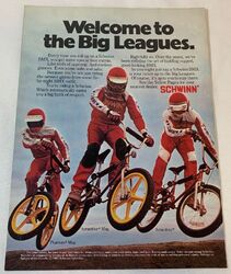 1981 Schwinn BMX Fahrräder Anzeige ~ Phantom Mag, Scrambler