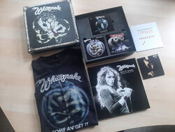 9 Whitesnake Box Of Snakes / Come n get it UK Tour Shirt 1981 / Deep Purple /Lot+ Slide it in CD  David Coverdale Poster Book