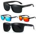 Jec-B Herren Sonnenbrille Polarisiert Nerd Club Carbon UV400 Verspiegelt R16&CB