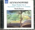 Martin Roscoe - Szymanowski: Nine Preludes; Sonata No. 3. Variations CD 1285