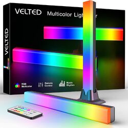 LED Lightbar TV Hintergrundbeleuchtung RGB Gaming Lampe Ambiente Licht Bar 2er