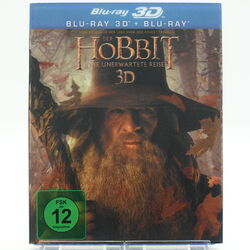 Der Hobbit mit Holocover 2D + 3D Blu-Ray gebraucht sehr gut