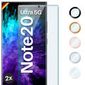 2x Panzerfolie für Samsung Galaxy Note20 Ultra Glas Full Screen Cover Schutzglas