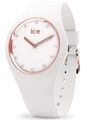 Ice-Watch ICE 016300 Cosmos White Rose Gold Small Damenuhr Uhr Silikon Neu K54