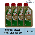 Castrol Edge Professional Longlife iii 5w-30 4 x 1 Liter LL3 VW 504 00 507 00 
