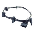 P37C Festplatte Strom Kabel Adapter 60cm IDE Molex 4Pin auf 5x SATA PC Laufwerk